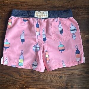 The Beaufort Bonnet Company Pink and Blue Swim Shorts